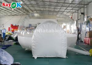 Wholesale Dome Inflatable Tent Outside White Inflatable Air Tent Transparent For Camping / Traveling from china suppliers