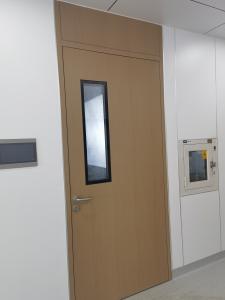 Wholesale Wooden Grain Steel Single Door For Hotel School Hospital Apartment from china suppliers