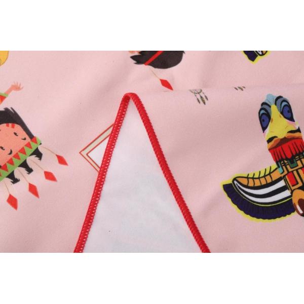 Peached 200gsm Small Beach Blanket 40x70cm 90 Polyester 10 Polyamide