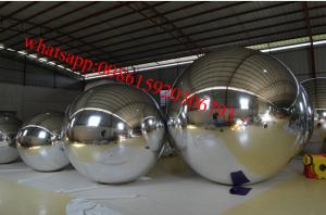 China Colorful Inflated Helium Balloons / Inflatable Mirror Ball Ornaments For Advertising on sale