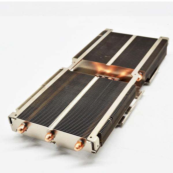 Rustproof Power 150w Tube And Fin Radiator , ODM Heat Pipe Computer Cooling