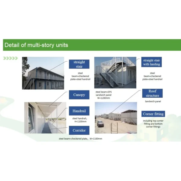 Flat Pack Fast Assemble Construction Site Container Office Module House