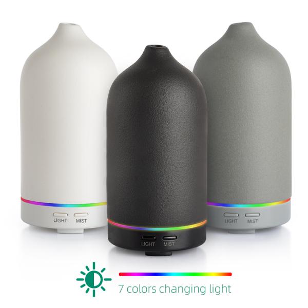 Homefish Aromaterapia Diffusor Geur 5 Colors Diffuser 100ml Ceramic Air Essential Oil Diffuser