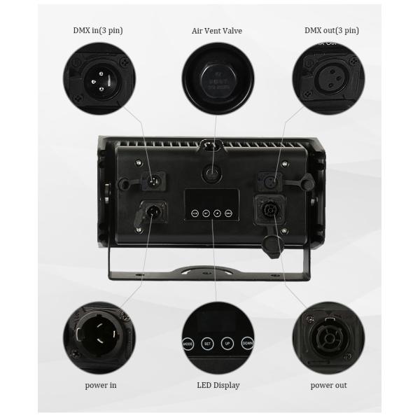 Outdoor Landscape 240V 80W Square LED Flood Light In Theme Park