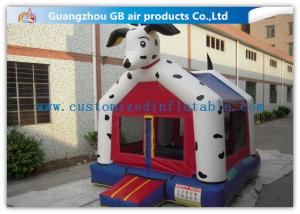 Dog Shape Inflatable Bouncer House Kids Toy Jumping Bouncer Castle With Blower