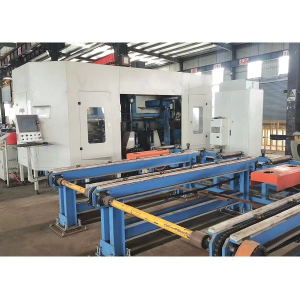 55KW Total Power Cnc I Beam Drilling Sawing Processing Machine Line 3 Tool Magazines