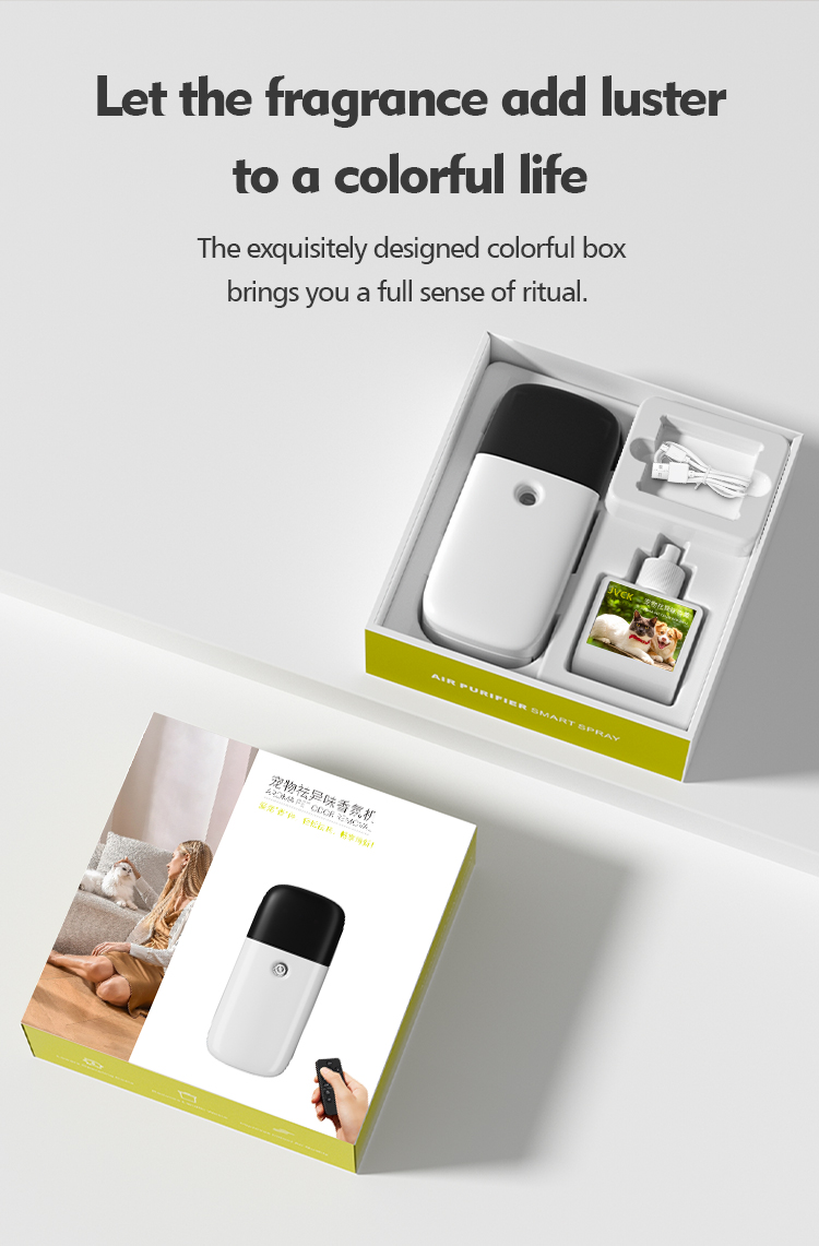 Ultrasonic Aromatherapy Diffuser with 35 dB Noise 6V Voltage and 2W Power for Essential Oil and Air Freshener