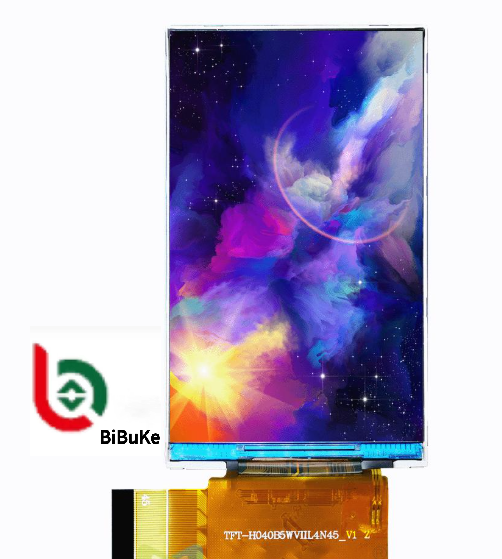 3.97 Inch 480x800 Resolution IPS TFT LCD Screen with SPI RGB 24 Bits Interface