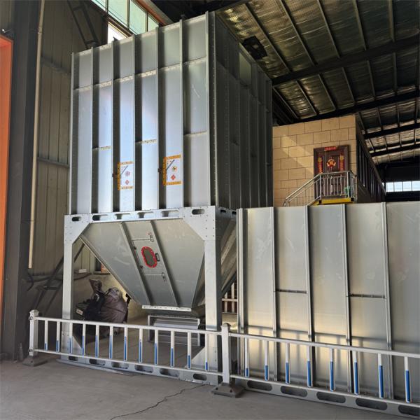 0.5 Micron Woodworking Sawdust Bag Filter , Assembled Galvanized Sheet Bag Dust Collector
