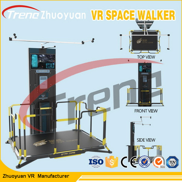 Shooting Gun Walking Virtual Reality Simulator 360 ° Head Tracking For Shopping Mall