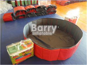 China Red Foldable Dog Pet Swimming Pool Customized Size 3 Years Warranty on sale