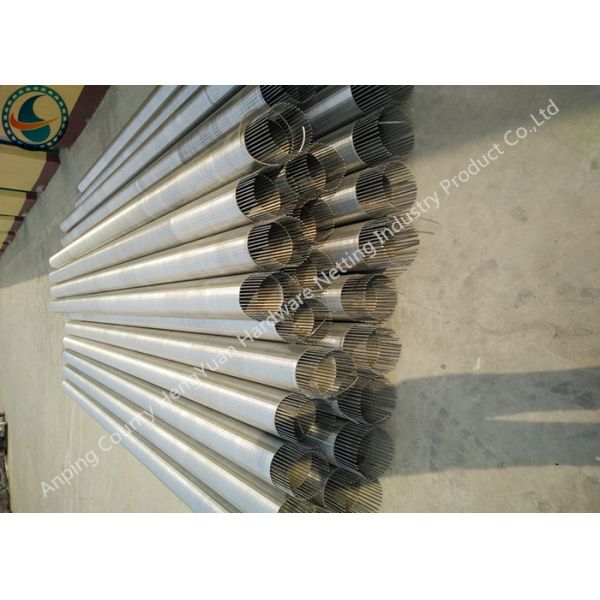 Corrosion Resistant Johnson Wire Screen For Water Treatment / Oil Exploitation