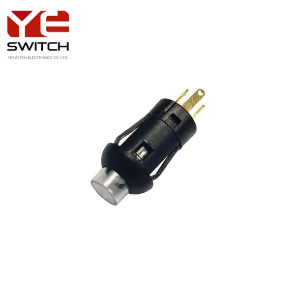 8mm Green Illuminated Push Button Round Spst Momentary Switch 500VAC