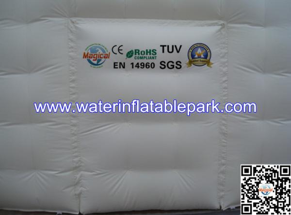 White 4x4M Inflatable Portable Inflatable Camping Tent For Outdoor Event