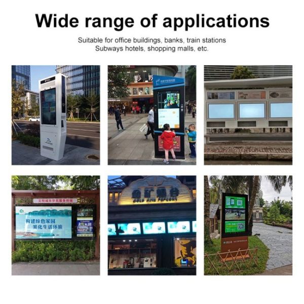 32 inch waterproof canopy touch screen outdoor lcd digital signage