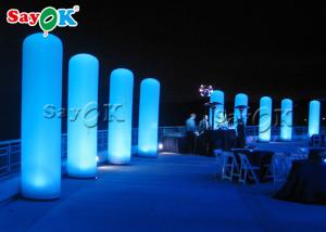 Wholesale Custom LED Inflatable Column Pillar For Wedding /  Stage / Party Entrance Decoration from china suppliers