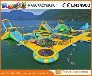 Wholesale 0.9 MM PVC Tarpaulin Inflatable Water Parks For Commercial Aqua Floating Toys from china suppliers