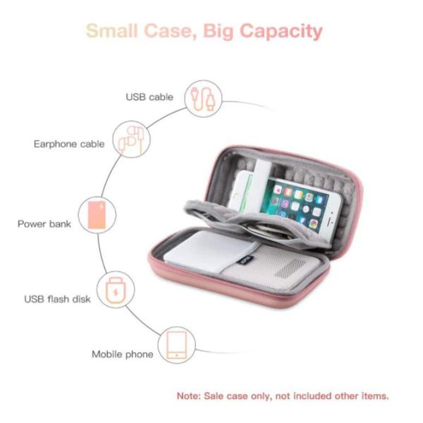 4.9 ounces Power Bank Carrying Case , Shockproof Eva Protective Case