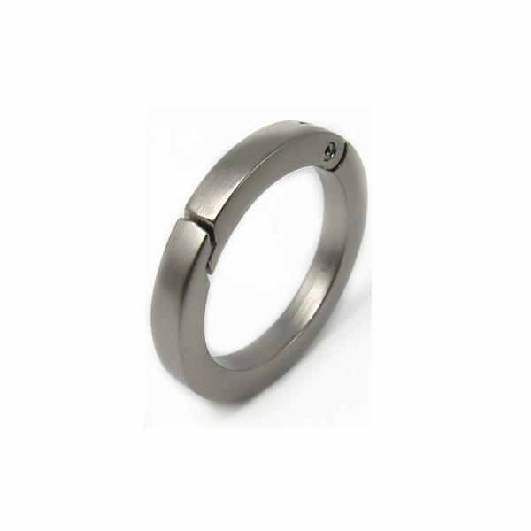 Zinc Alloy Flat O Ring Snap Hook Circular Climbing Hardware Round Carabiner Clips