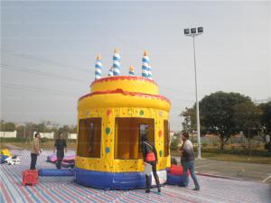 Wholesale Birthday Cake Bouncy Castle (CYBC-55) from china suppliers