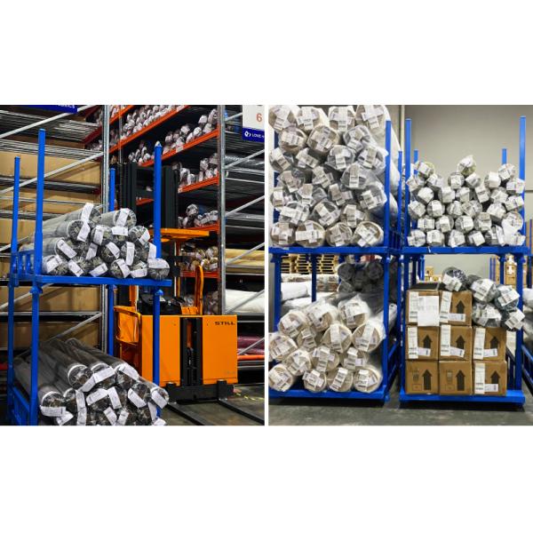 Stacking Rack For Fabric Roll Portable Stack Rack For Cloth Storage