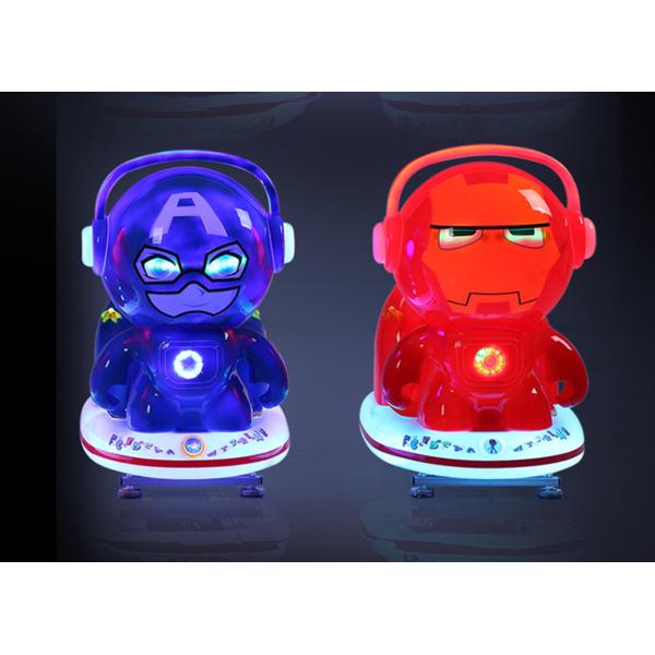 Plastic happy fun kids kiddie ride with swing function game machine for children