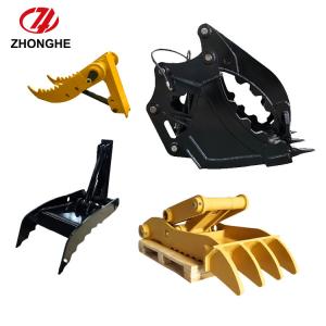 Wholesale Mechanical Excavator Hydraulic Thumb Bucket Grab Bucket , hydraulic grab bucket for Excavator from china suppliers
