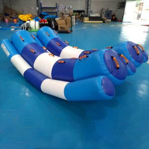 Wholesale Two Tubes Inflatable Floating Water Totter With 0.9mm PVC Tarpaulin from china suppliers