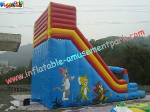 Wholesale 9M PVC Tarpaulin Commercial Inflatable Slide , Inflatable Bouncer Slides Games from china suppliers