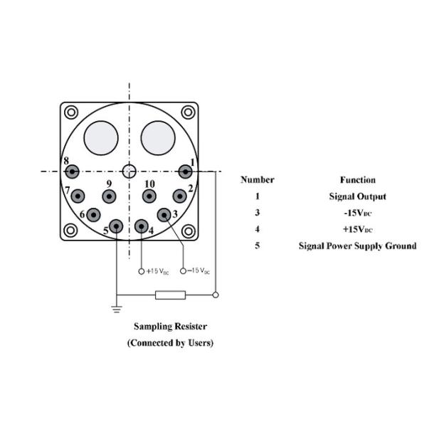 Shock Resistance Accelerometer Sensor Linear Accelerometer Sensor For Extreme Temperature Input Range ±10g