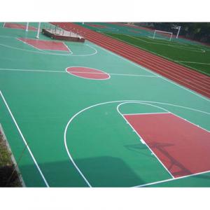 Wholesale Synthetic Outdoor Rubber Flooring , Workout Room Flooring With Marking Line from china suppliers