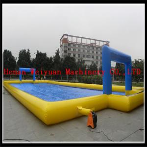 Wholesale inflatable water soccer field, inflatable water sport game football from china suppliers