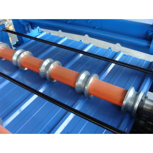 Color Coated Wall Panel Roll Forming Machine , Roofing Sheet Making Machine
