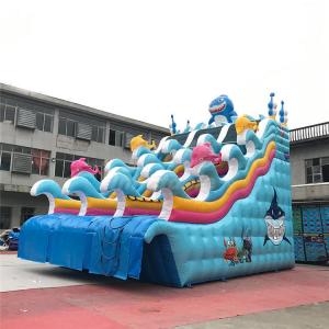 Wholesale Fire Resistant Tarpaulin Inflatable Water Slides For School Club Playing Center from china suppliers