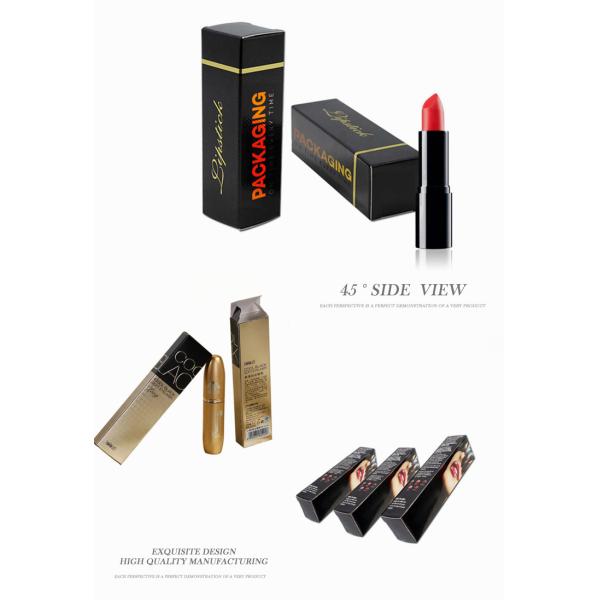 Printed Private Label Luxury Cosmetic Box , Personalized Lipgloss Packaging Box