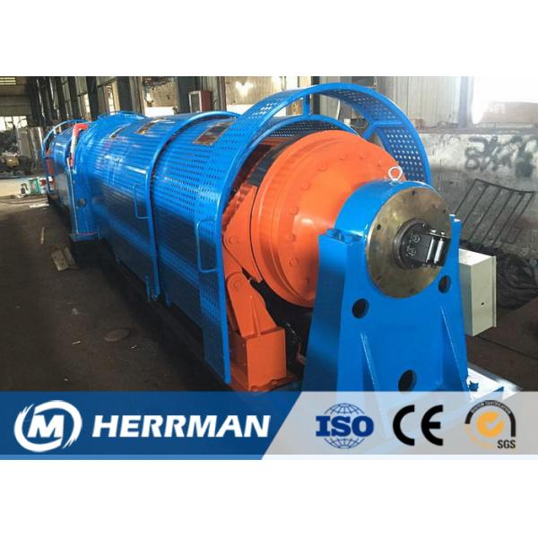 Siemens Motor Tubular Type Cable Stranding Machine Customized Color