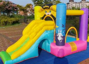 China Residential 810D Oxford Inflatable Bounce House With Slide on sale