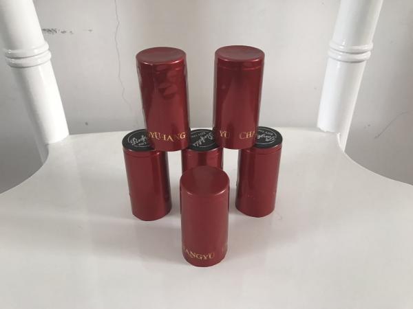 Quality Red Wine Bottle Foil Capsules Waterproof Champagne Foil Capsules Gravure Printing for sale