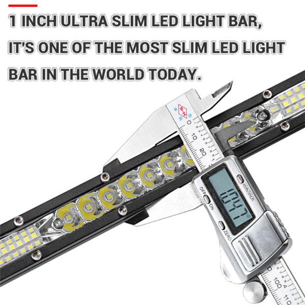 Single Row COB LED Chips 6000K White 4x4 Driving Lights