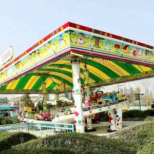 China Kids Park Rides Mini Shuttle Ride Fiberglass Steel Material Height 1.95m on sale