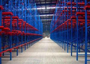 China Phosphated Heavy Duty Warehouse Shelving Customizable Teardrop Pallet Rack on sale