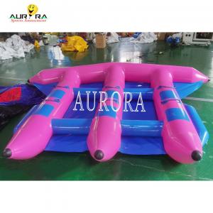 Wholesale Adults PVC Tarpaulin Inflatable Water Toys Aqua Park Inflatable Flying Fish Boat from china suppliers