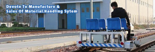 Double Tracks Running Rail Detection Automated Guided Vehicle For Scanning Steel Rails