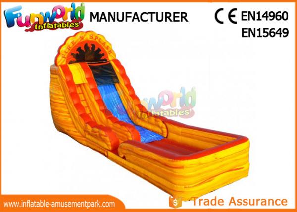 Quality Clearance Adult Size Giant Inflatable Water Slide For Amusement Park for sale
