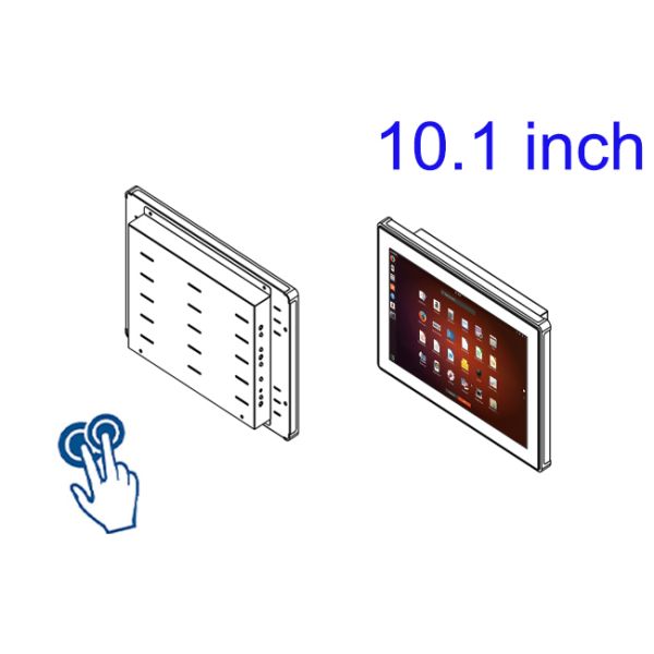 10.1-Inch Linux Embedded Industrial Touchscreen for Industrial Equipment, Retail Applications, and Medical Devices