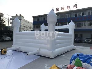 Wholesale Outdoor White Bounce House With Roof For Wedding Bouncy Castle For Party Inflatable Wedding Bounce House from china suppliers