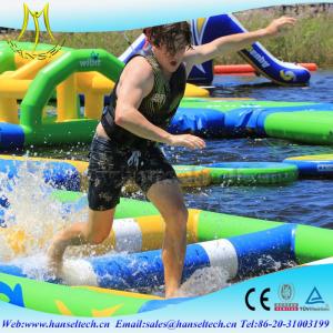 Hansel popular happy hop inflatable water slide in the lake or sea