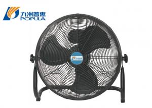 China Modern Portable Electric Table Fan Low Noise Black Color For Home / Office on sale