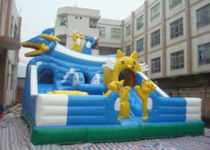 Wholesale Outdoor Huge Children Inflatable Jumping Bouncy Castle With Slide from china suppliers