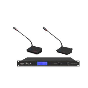Wholesale Desktop Gooseneck Microphone Digital Discussion System Dual Channels GESTTON from china suppliers